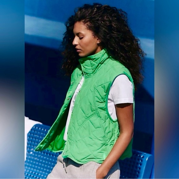 NWOT Free People Movement Quinn Quilted Puffer Vest - Sz Medium - Picture 2 of 8